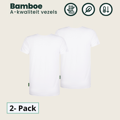 2 - Pack Austin Bamboe T-shirts Rond