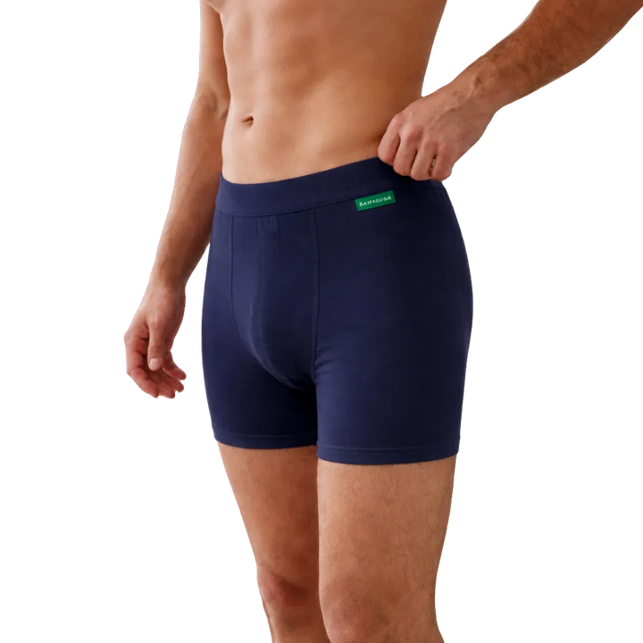 2-Pack Lewis Bamboe Boxershorts – Marineblauw