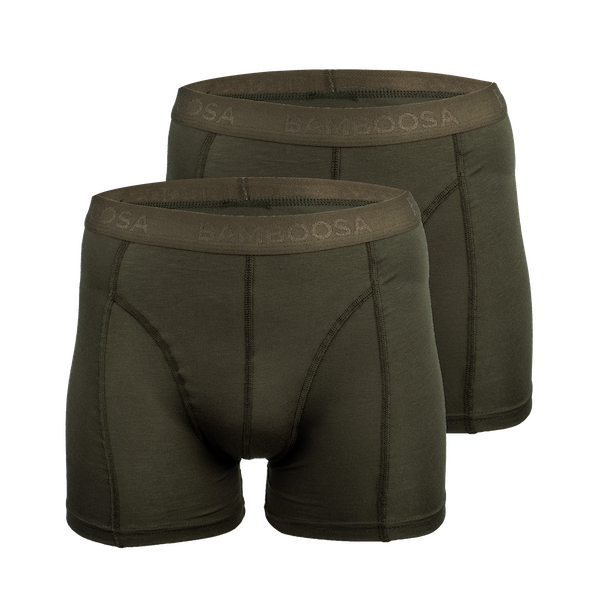 2-pack Lewis Bamboe Boxershorts - Khaki