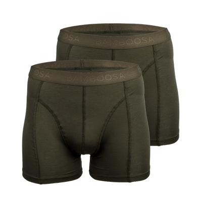 2-pack Lewis Bamboe Boxershorts - Khaki