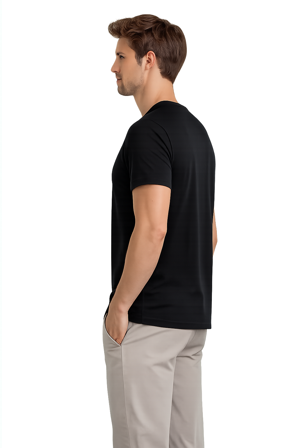 8-Pack Austin Bamboe T-shirts Rond - Zwart