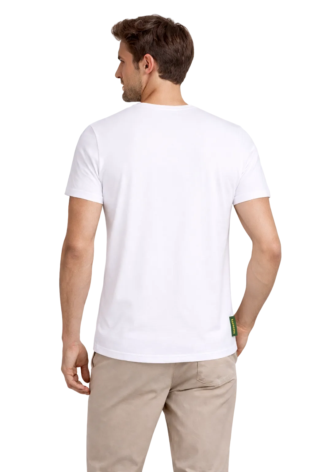2 - Pack Austin Bamboe T-shirts V-hals - Wit