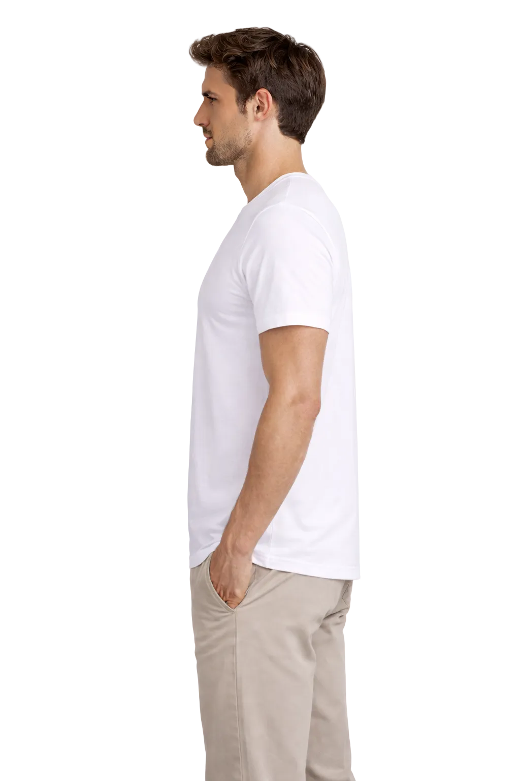 2 - Pack Austin Bamboe T-shirts V-hals - Wit