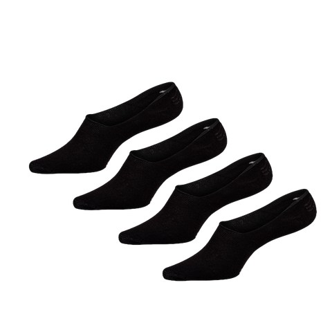 4-pack Joshua Bamboe Footies - Zwart