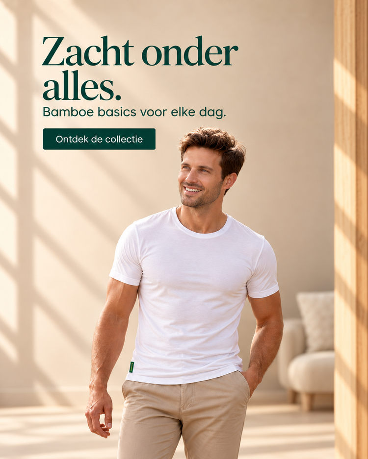 Bamboe basics die de hele dag goed zitten