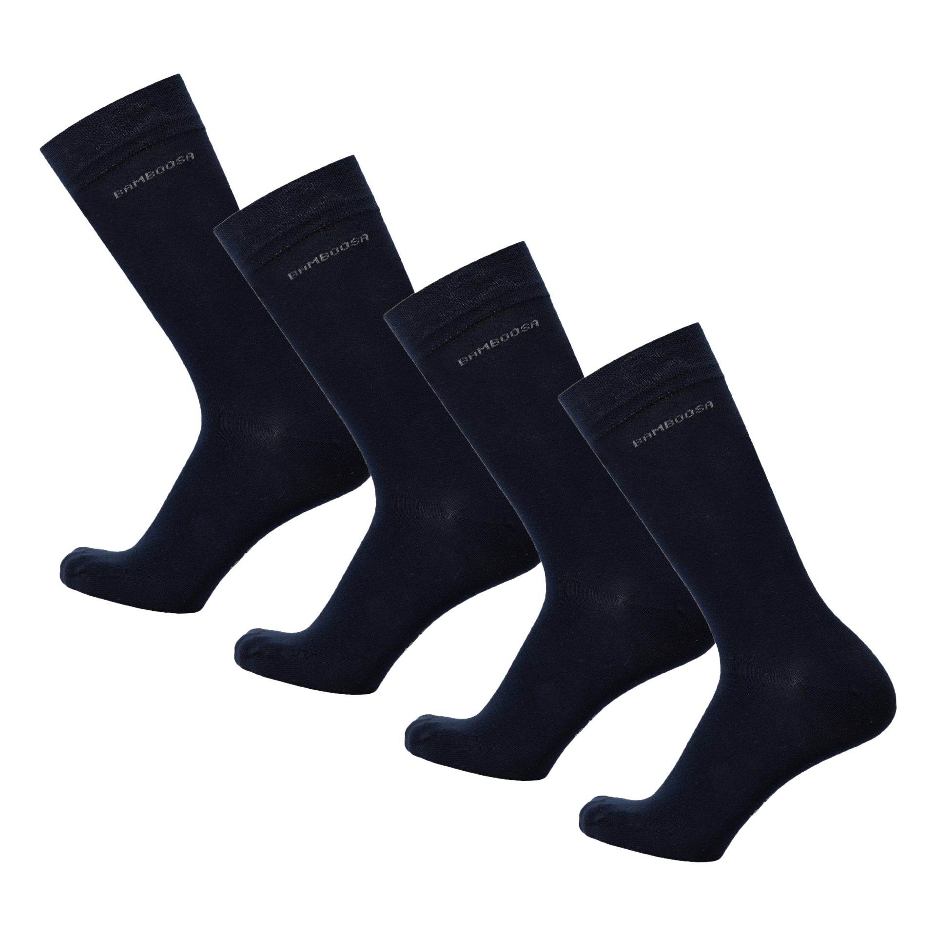 4-pack Jason Bamboe Sokken - Marineblauw
