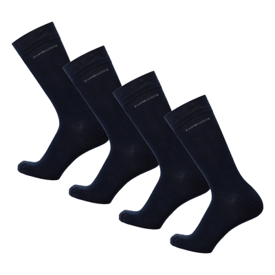 4-pack Jason Bamboe Sokken - Marineblauw