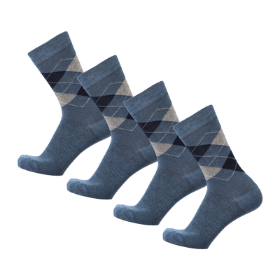 4-pack Steve Bamboe Sokken - Jeans