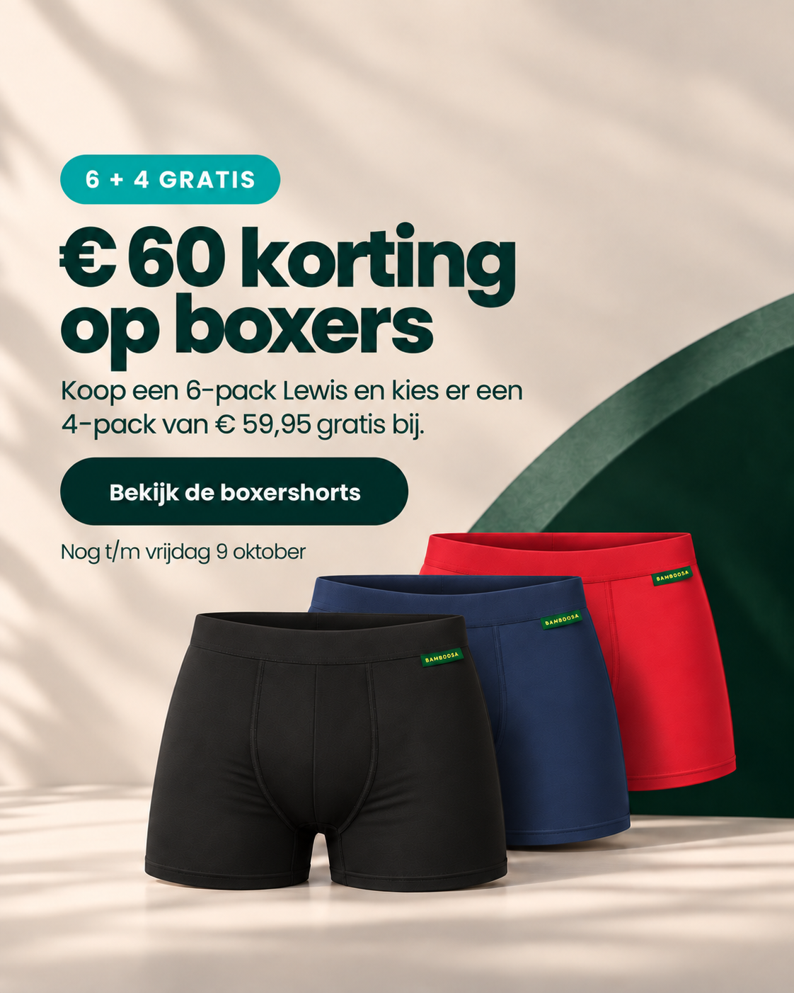 Bamboe basics die de hele dag goed zitten