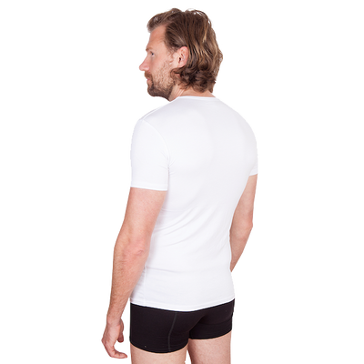 2-pack Austin Bamboe T-shirts Rond - Wit