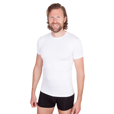 2-pack Austin Bamboe T-shirts Rond - Wit