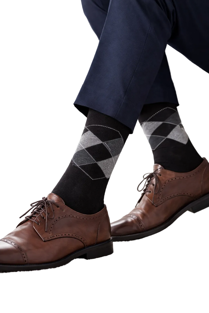 12 - Pack Steve Bamboe Sokken - Zwart