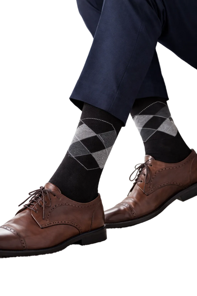 4 - Pack Steve Bamboe Sokken - Zwart