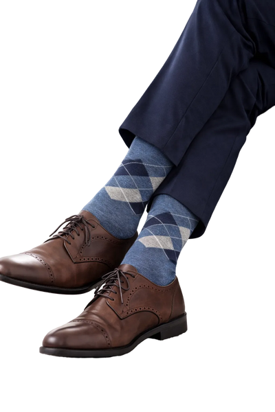 4 - Pack Steve Bamboe Sokken - Jeans