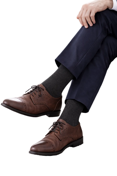 12 - Pack Jason Bamboe Sokken - Grijs