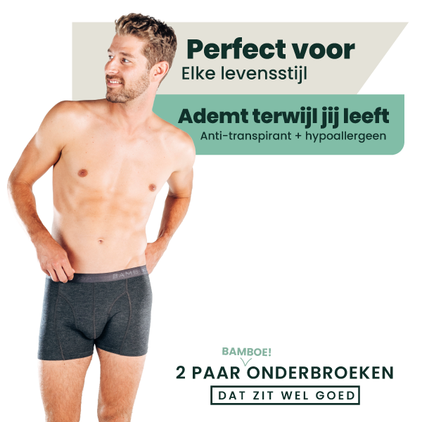 2-pack Lewis Bamboe Boxershorts - Antraciet