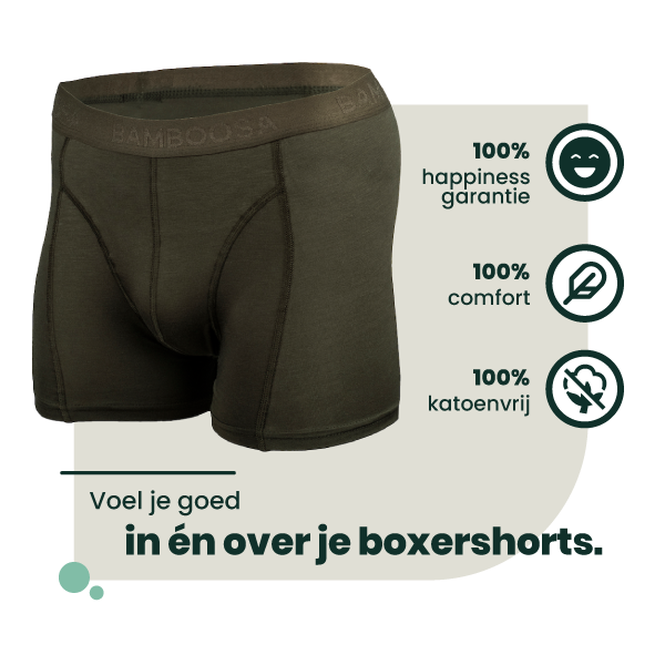 2-pack Lewis Bamboe Boxershorts - Khaki
