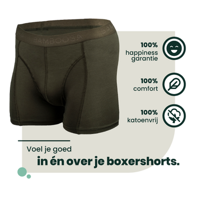 2-pack Lewis Bamboe Boxershorts - Khaki