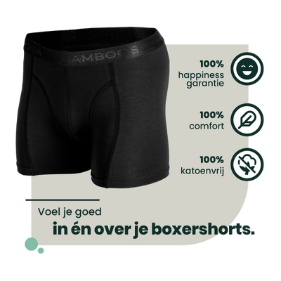 2-pack Lewis Bamboe Boxershorts - Zwart