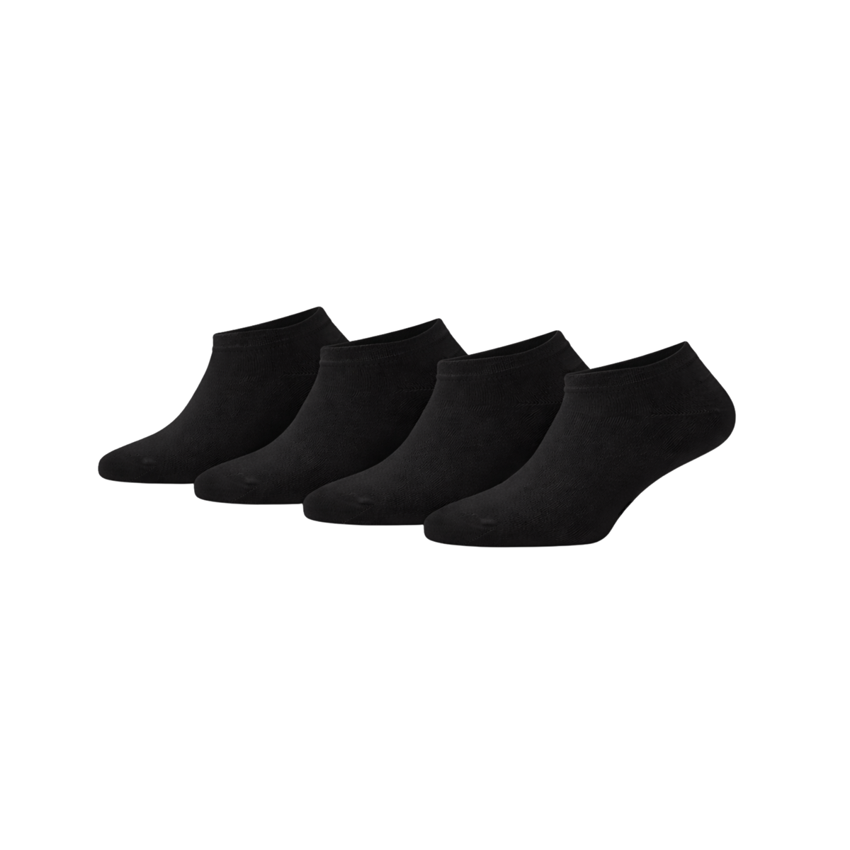 4 - Pack Jordan Bamboe Sneakersokken - Zwart