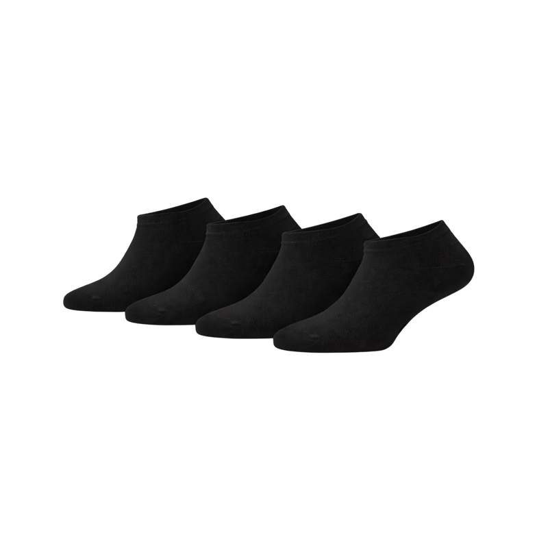 4 - Pack Jordan Bamboe Sneakersokken - Zwart