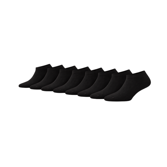 8 - Pack Jordan Bamboe Sneakersokken - Zwart