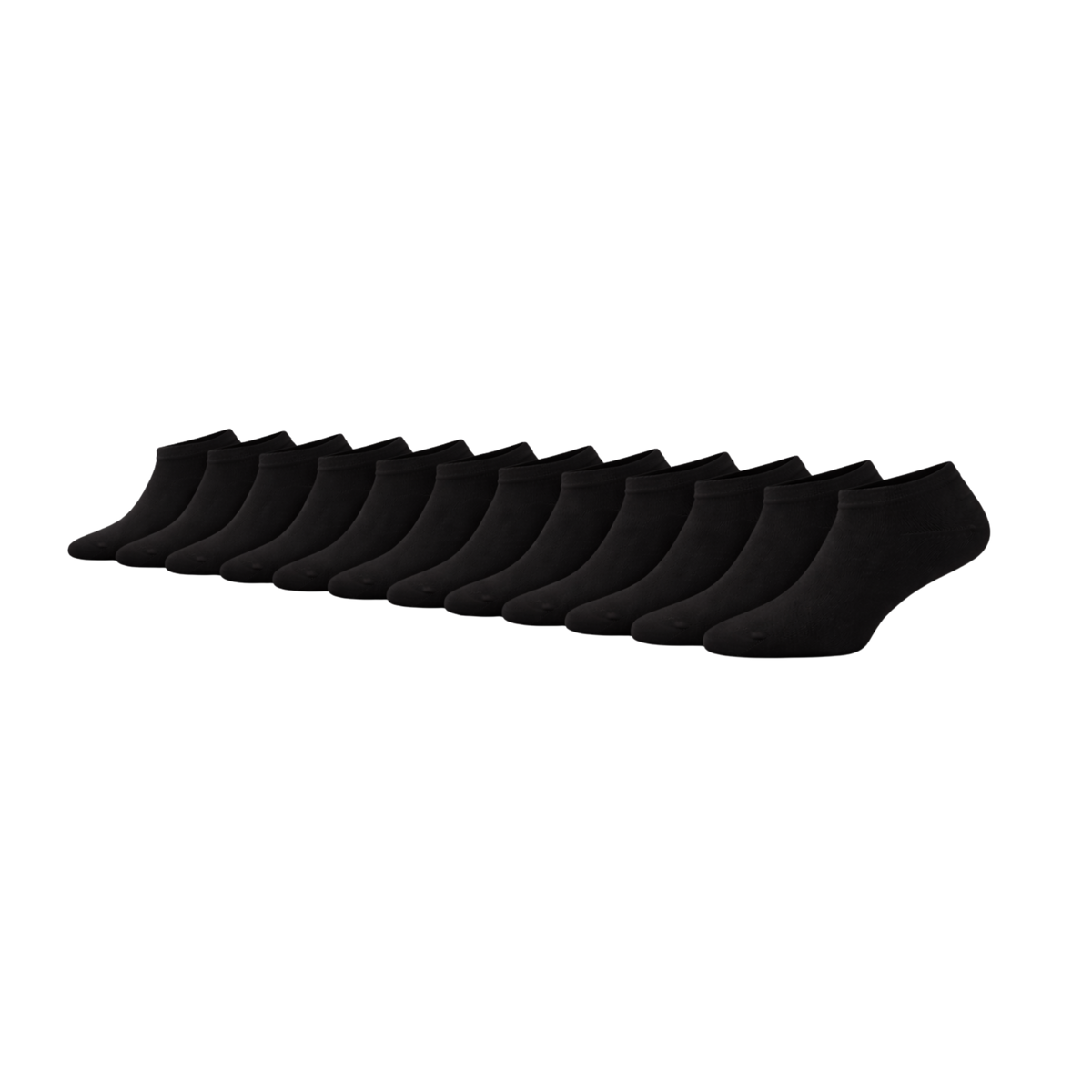 12 - Pack Jordan Bamboe Sneakersokken - Zwart