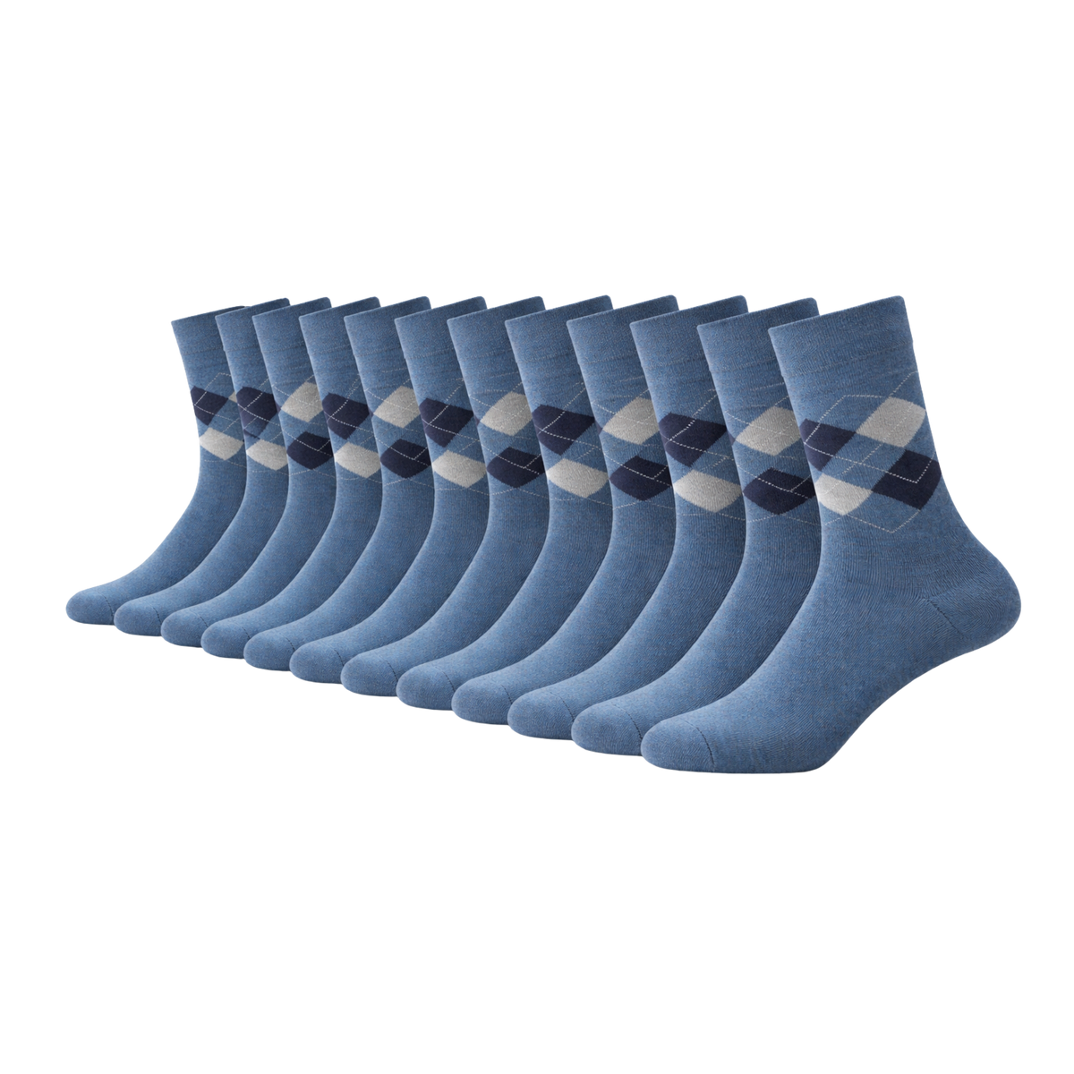 12 - Pack Steve Bamboe Sokken - Jeans