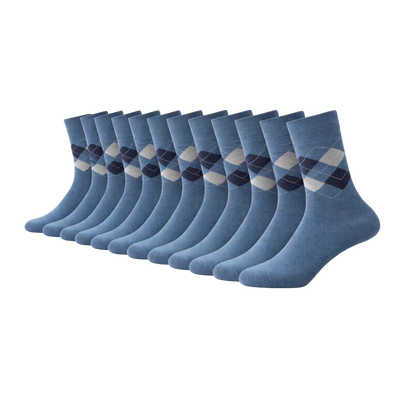 12 - Pack Steve Bamboe Sokken - Jeans
