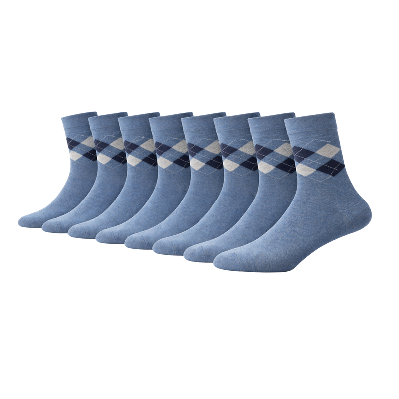 8 - Pack Steve Bamboe Sokken - Jeans