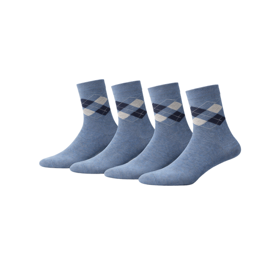 4 - Pack Steve Bamboe Sokken - Jeans