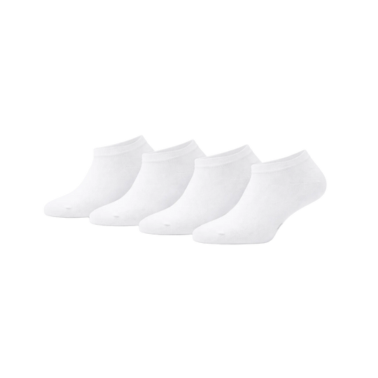 4 - Pack Jordan Bamboe Sneakersokken - Wit