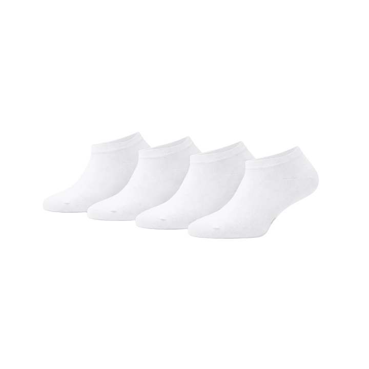 4 - Pack Jordan Bamboe Sneakersokken - Wit