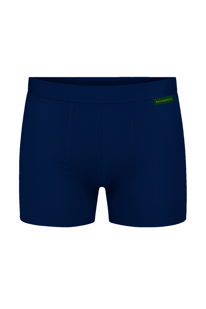 Bamboosa – Lewis Bamboe Boxershort – Anti‑transpirant, Zacht & Ademend – Marineblauw – 95% Bamboe / 5% Elastaan – Maat S t/m XXXL