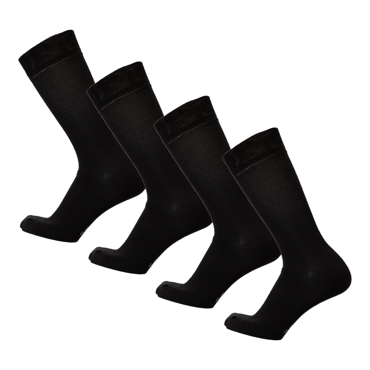 Bamboosa – Jason Bamboe Sokken – Zwart – Naadloos, Ademend & Anti‑transparant – Maten 35‑38 t/m 46‑47