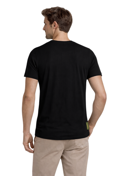 2-Pack Austin Bamboe T-shirts Rond - Zwart