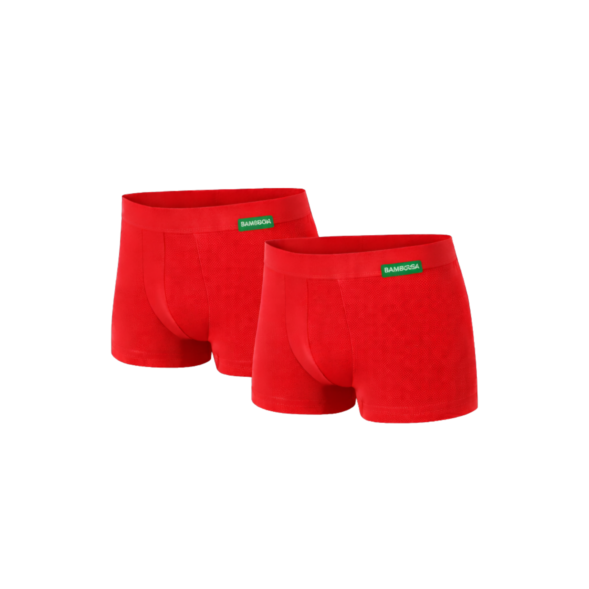 2 - Pack Lewis Bamboe Boxershorts - Rood
