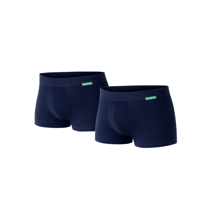 2-Pack Lewis Bamboe Boxershorts – Marineblauw