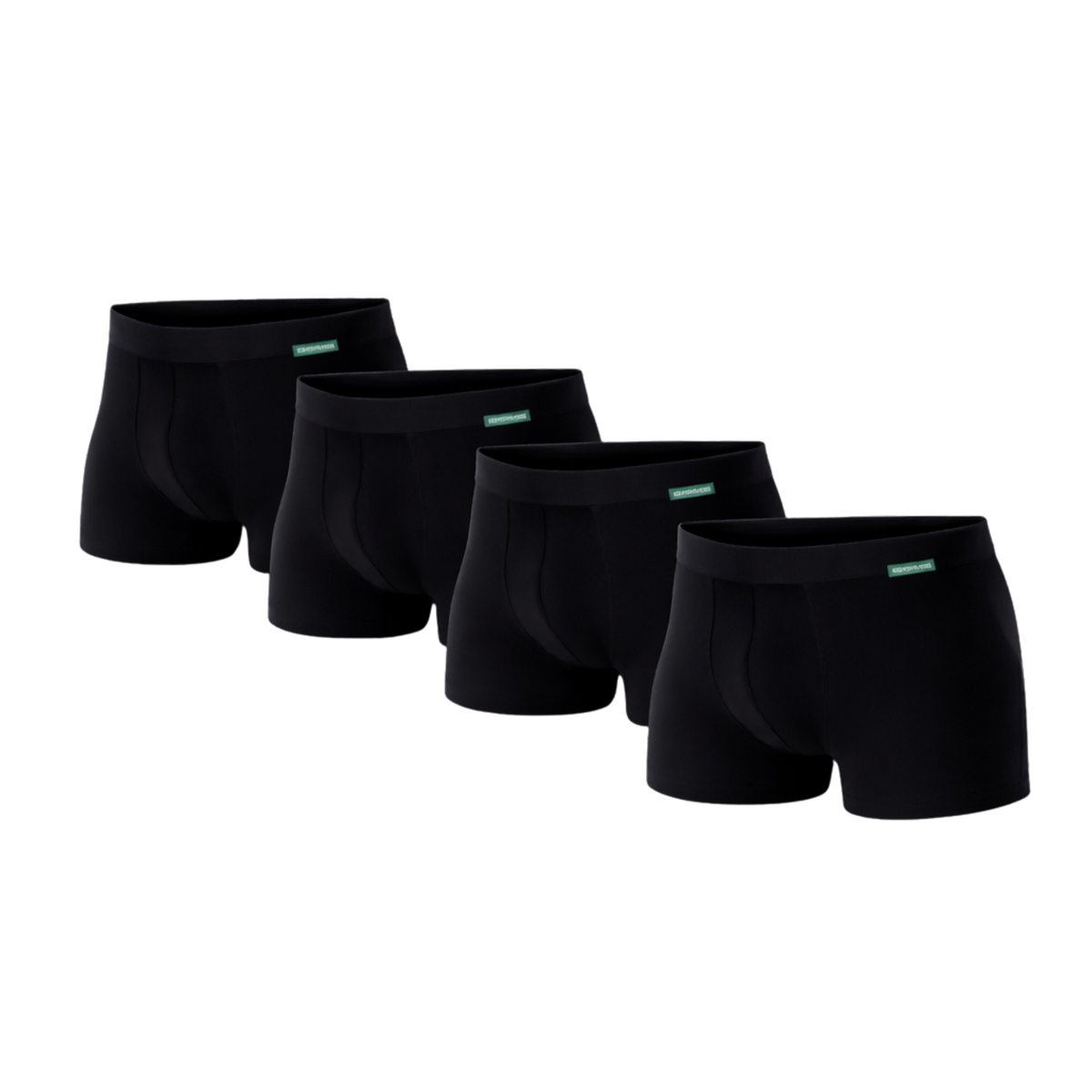 4 - Pack Lewis Bamboe Boxershorts - Zwart
