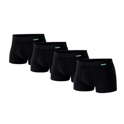 4 - Pack Lewis Bamboe Boxershorts - Zwart