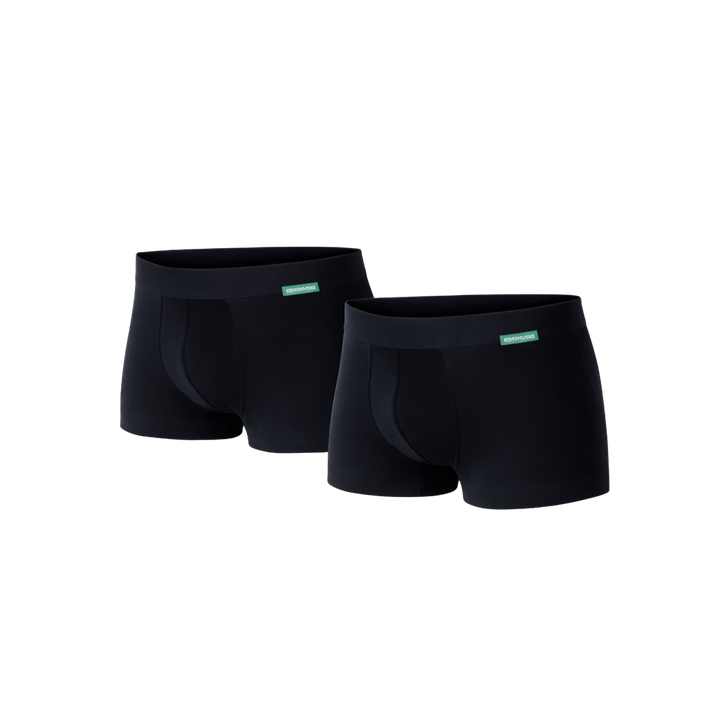 2 - Pack Lewis Bamboe Boxershorts - Zwart