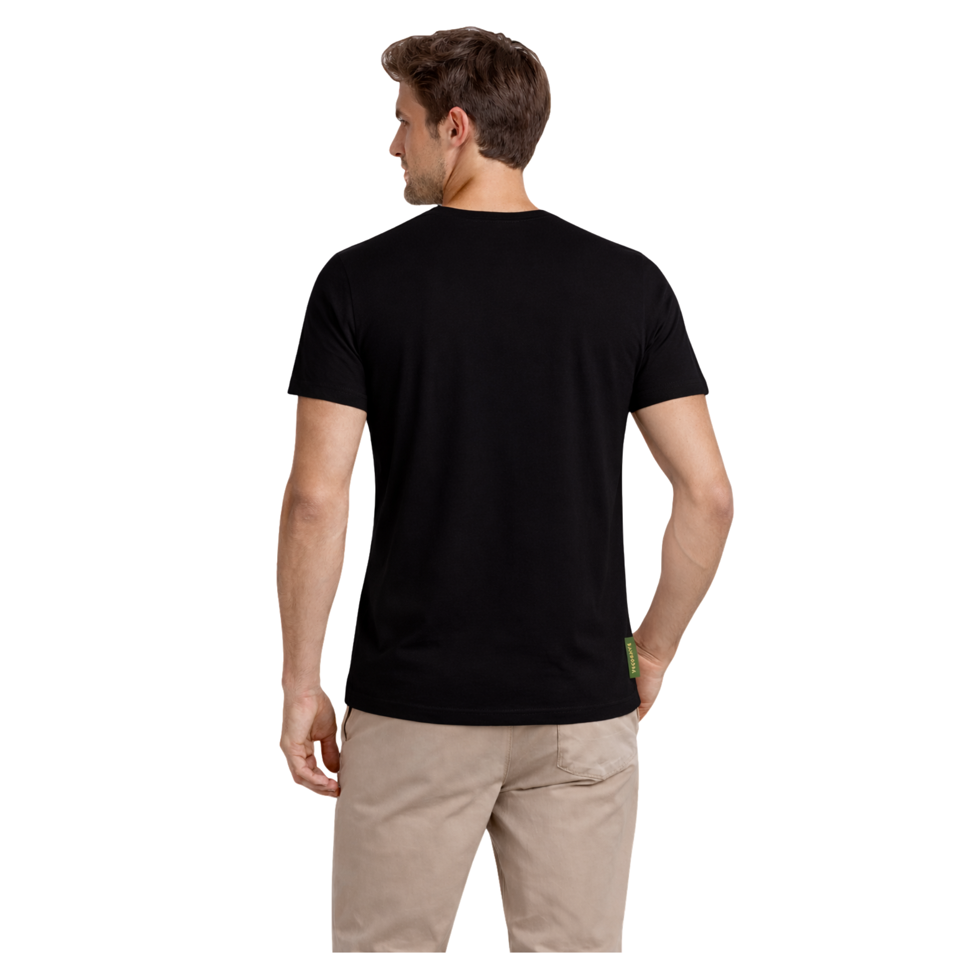 8 - Pack - Austin Bamboe T-shirts V-hals - Zwart