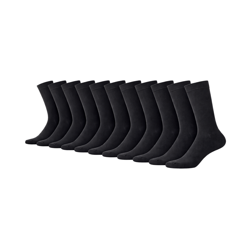 12 - Pack Jason Bamboe Sokken - Grijs