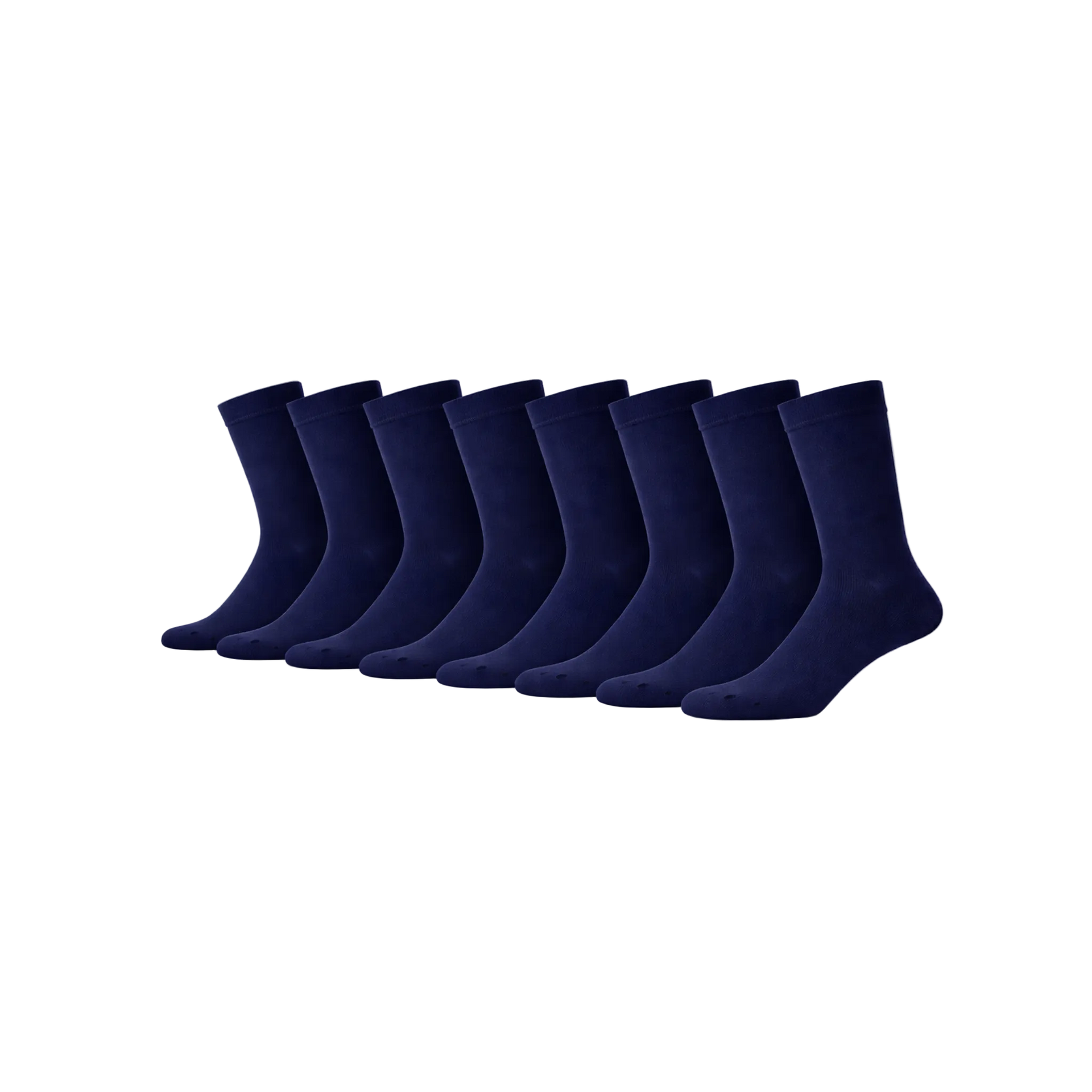 8 - Pack Jason Bamboe Sokken - Marineblauw