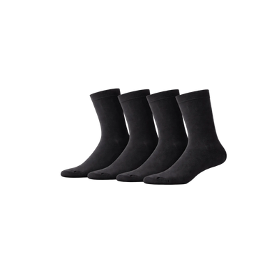 4 - Pack Jason Bamboe Sokken - Grijs