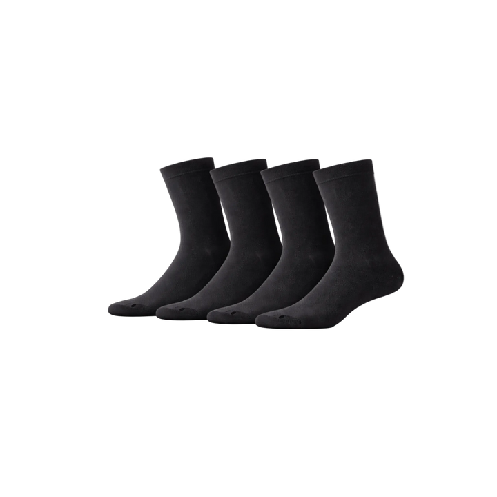 4 - Pack Jason Bamboe Sokken - Grijs