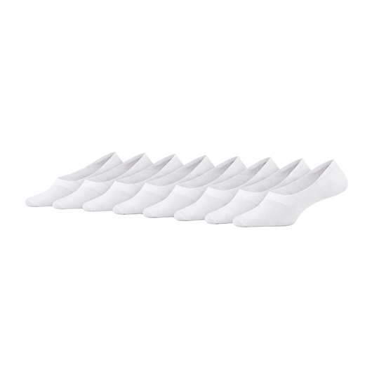 8 - Pack Joshua Bamboe Footies - Wit