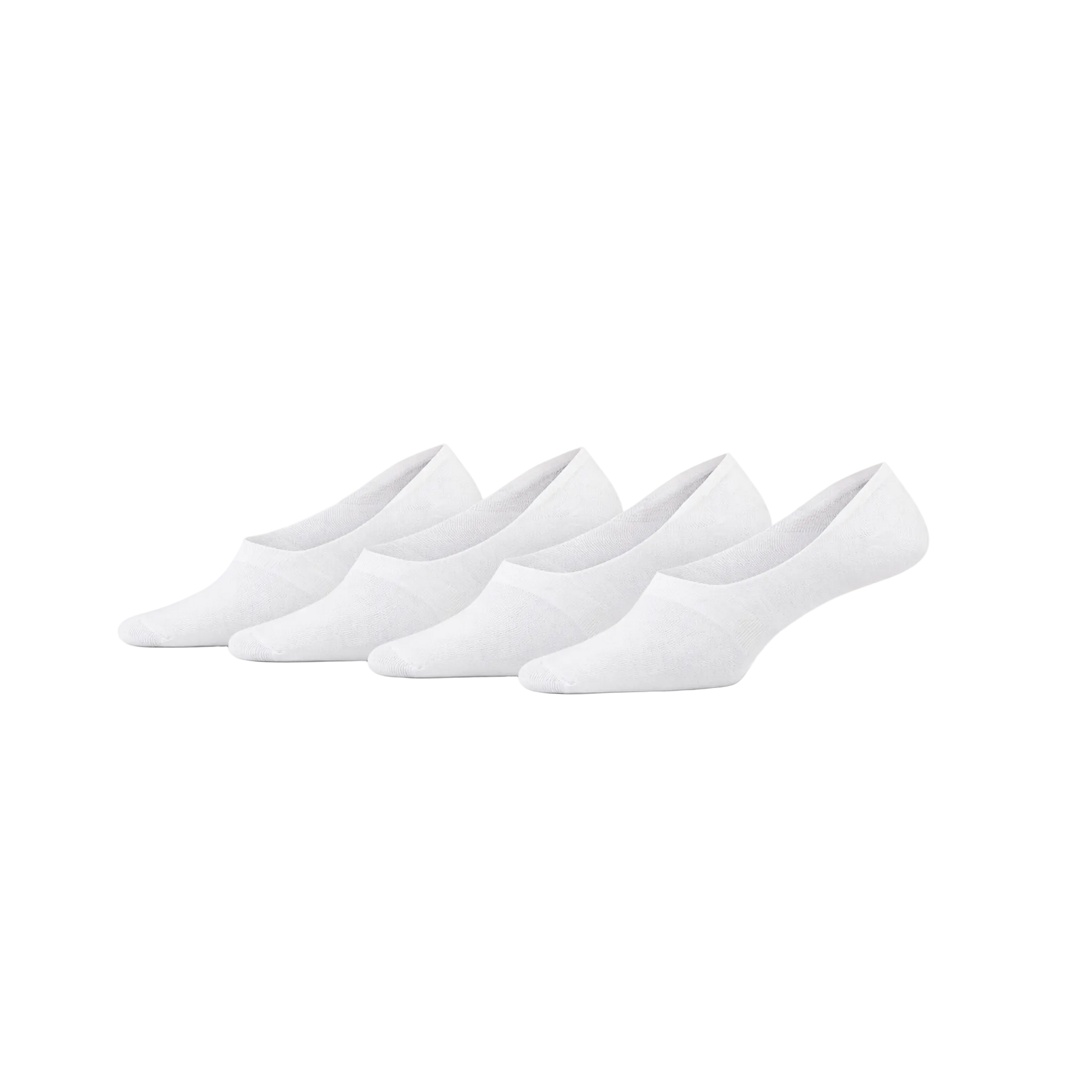 4 - Pack Joshua Bamboe Footies - Wit