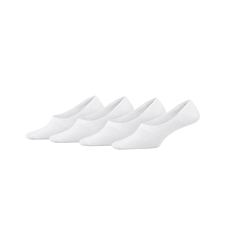 4 - Pack Joshua Bamboe Footies - Wit