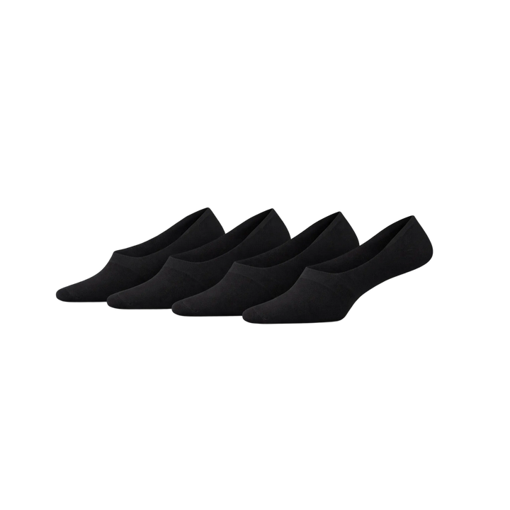 4 - Pack Joshua Bamboe Footies - Zwart